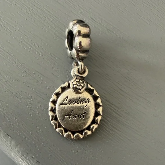 PANDORA Loving Aunt Clear CZ Charm 791277CZ - Picture 2 of 3